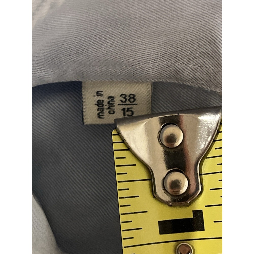 Suit Supply Cotton Two Ply Light Blue Dress Shirt Tessitura Monti Size 38 15 - Picture 3 of 8